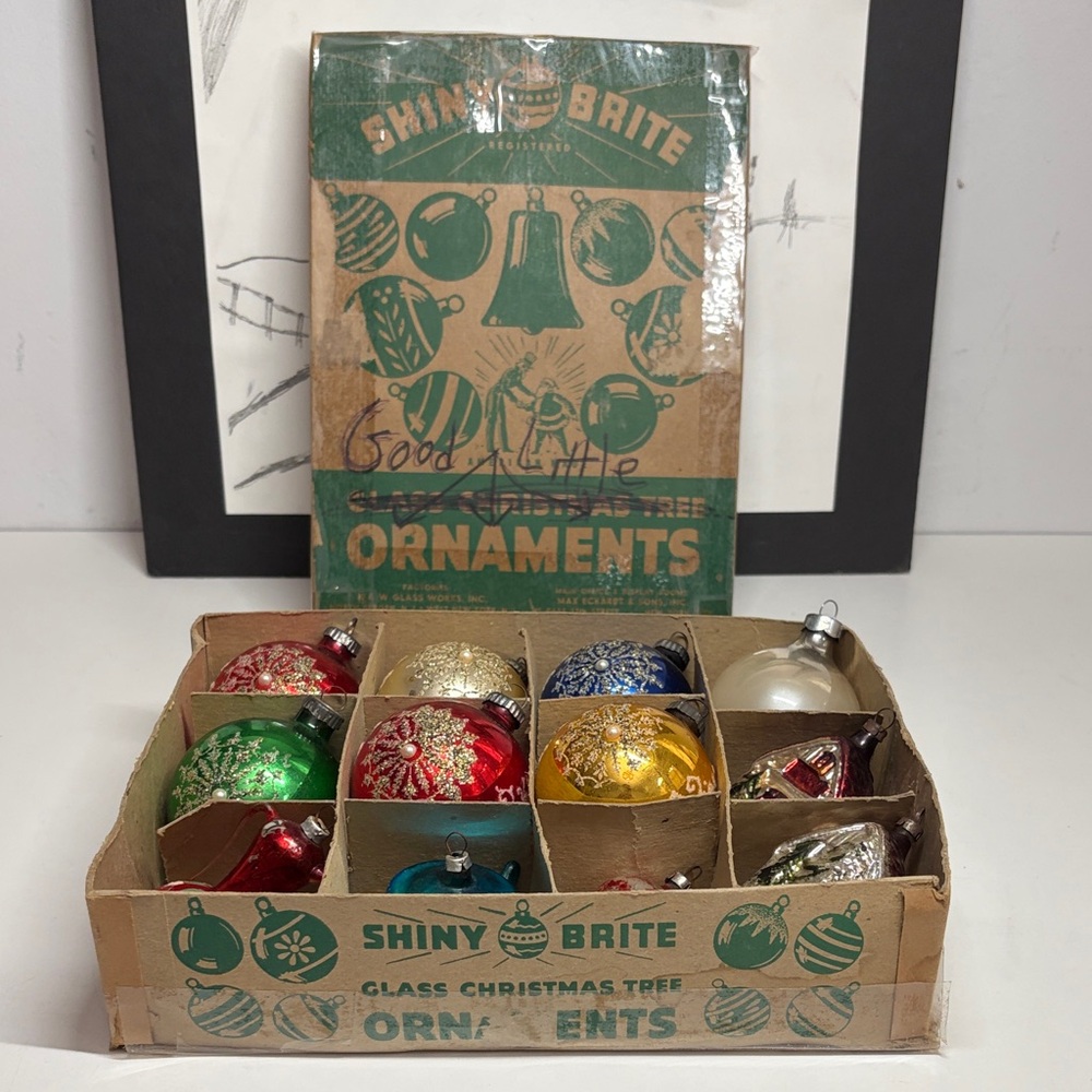 Mix Of Vtg 1900 Christmas Ornaments